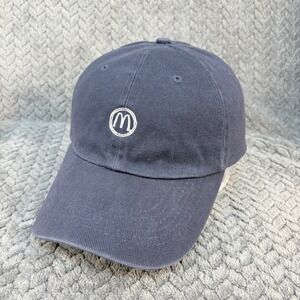 Apollo USA Navy Blue Baseball Cap Embroidered Circle M Logo Dad Hat Adjustable